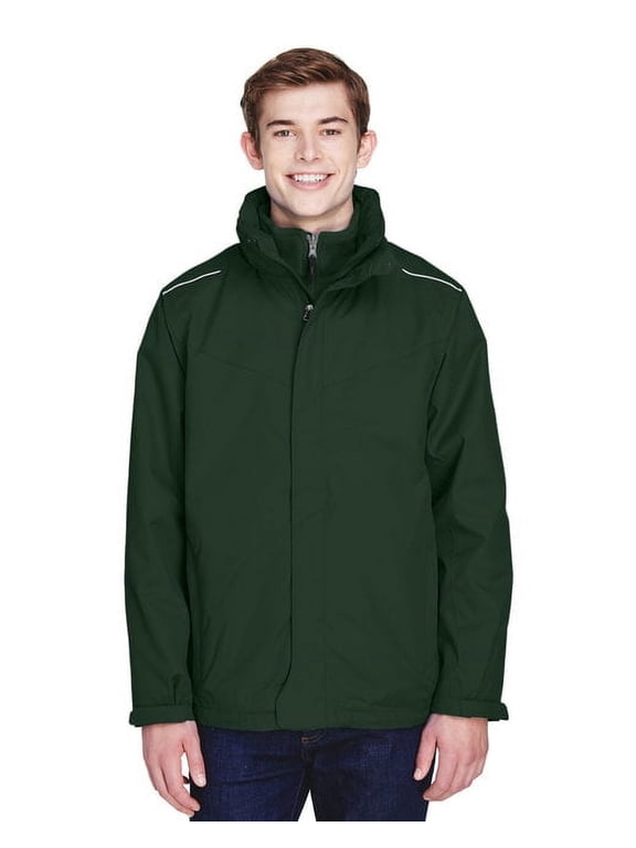 Ash City - Core 365 Men's Region 3-in-1 Jacket with Fleece Liner S FOREST
