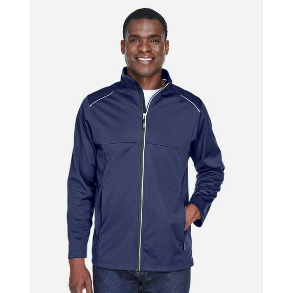 CORE365 CE708 Men's Techno Lite Three-Layer Knit Tech-Shell-Classic Navy-L