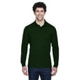 thumbnail image 1 of CORE365 88192 Men's Pinnacle Performance Long Sleeve Piqué Polo-Forest-2XL, 1 of 3