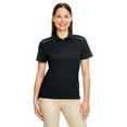 thumbnail image 1 of CORE365 78181R Women's Radiant Performance Piqué Polo with Reflective Piping-Black-2XL, 1 of 3
