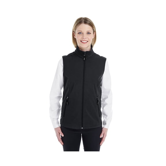 Ash City - Core 365 Women's Cruise Two-Layer Soft Shell Vest, Style CE701W
