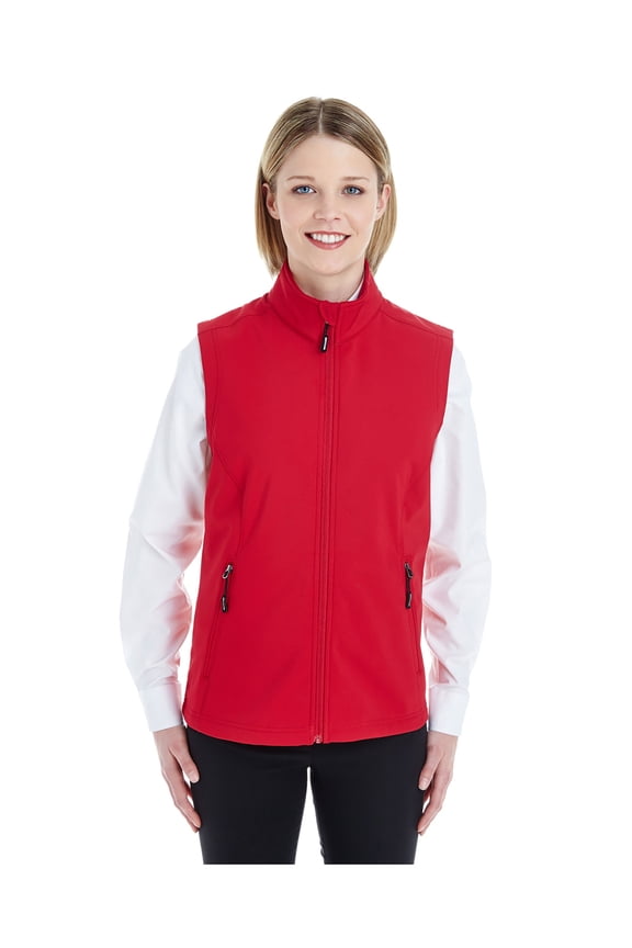 - Core 365 Women's Two-Layer Soft Shell Vest, Style CE701W