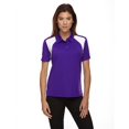 thumbnail image 1 of Extreme 75066 Women Eperformance Colorblock Textured Polo, XL, CAMPUS PURPLE, 1 of 3