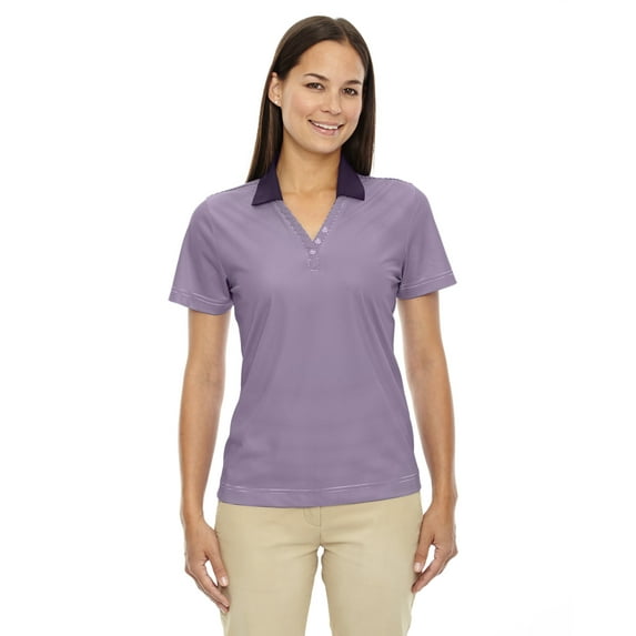 Ash City - Extreme Ladies' Eperformance™ Launch Snag Protection Striped Polo - 75115