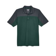Ash City Mens Balance Colorblock Performance Piqu? Polo - Forest/Carbon - 2XL