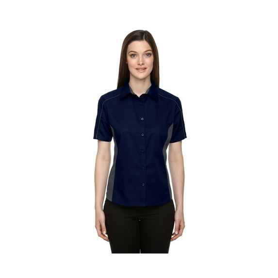 Ash City - North End 77042 Ladies' Fuse Colorblock Twill Shirt