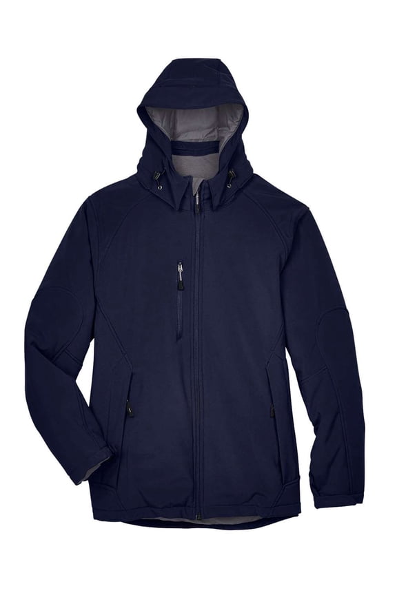 Ash City - North End 88159 Men's Glacier Insulated Three-Layer Fleece Bonded Soft Shell Jacket with Detachable Hood (2 PACK)
