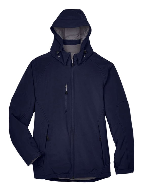 Ash City - North End 88159 Men's Glacier Insulated Three-Layer Fleece Bonded Soft Shell Jacket with Detachable Hood (2 PACK)