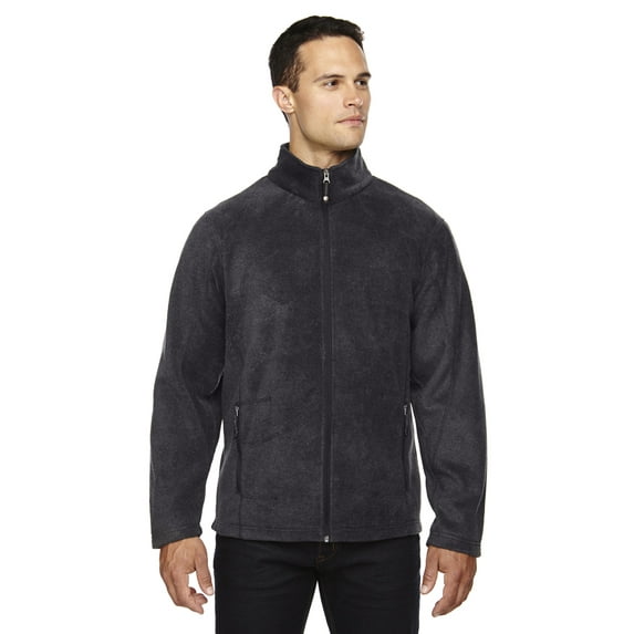 Ash City - North End 88172 Men's Voyage Fleece Jacket, HEATHER CHARCOAL, 3XL