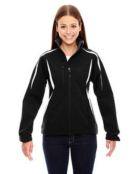 Ash City - North End Ladies' Enzo Colorblocked Three-Layer Fleece Bonded Soft Shell Jacket - image 1 of 3