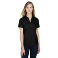 thumbnail image 1 of North End 78632 Women's Recycled Polyester Performance Pique Polo-Black-2XL, 1 of 5