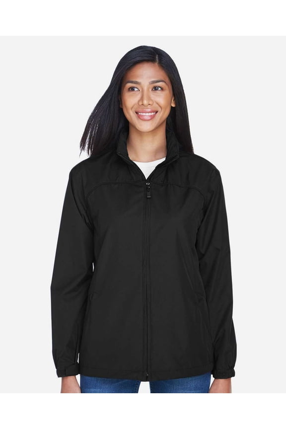 North End 78032 Women's Techno Lite Jacket-Black-S