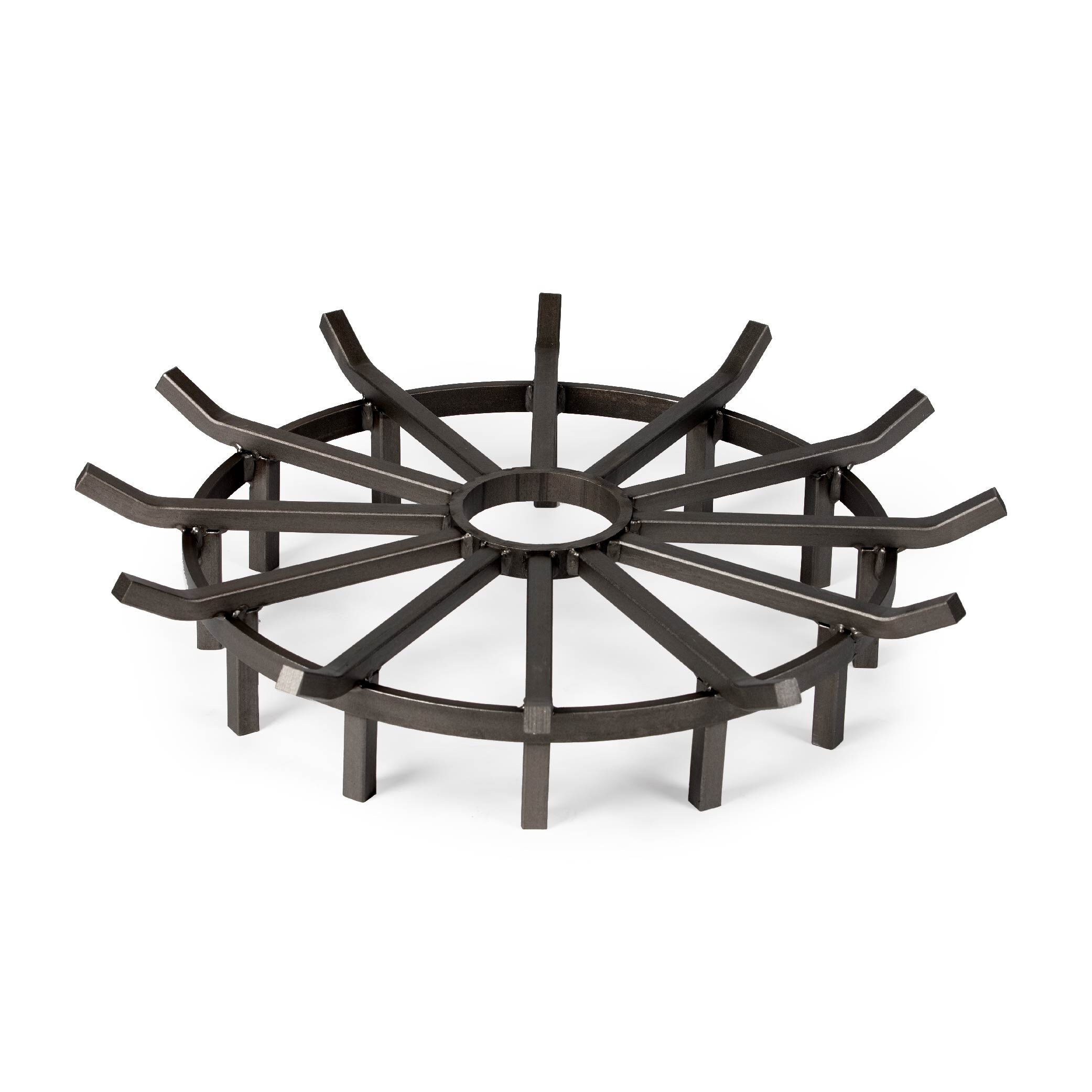 Ash & Ember 28" Wagon Wheel Fire Grate, HighEfficiency SmokeFree