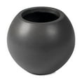 thumbnail image 1 of Ash & Ember 16" Round Sphere Charcoal Planter, 14 Gallon Lightweight Fiberstone Composite, 1 of 7