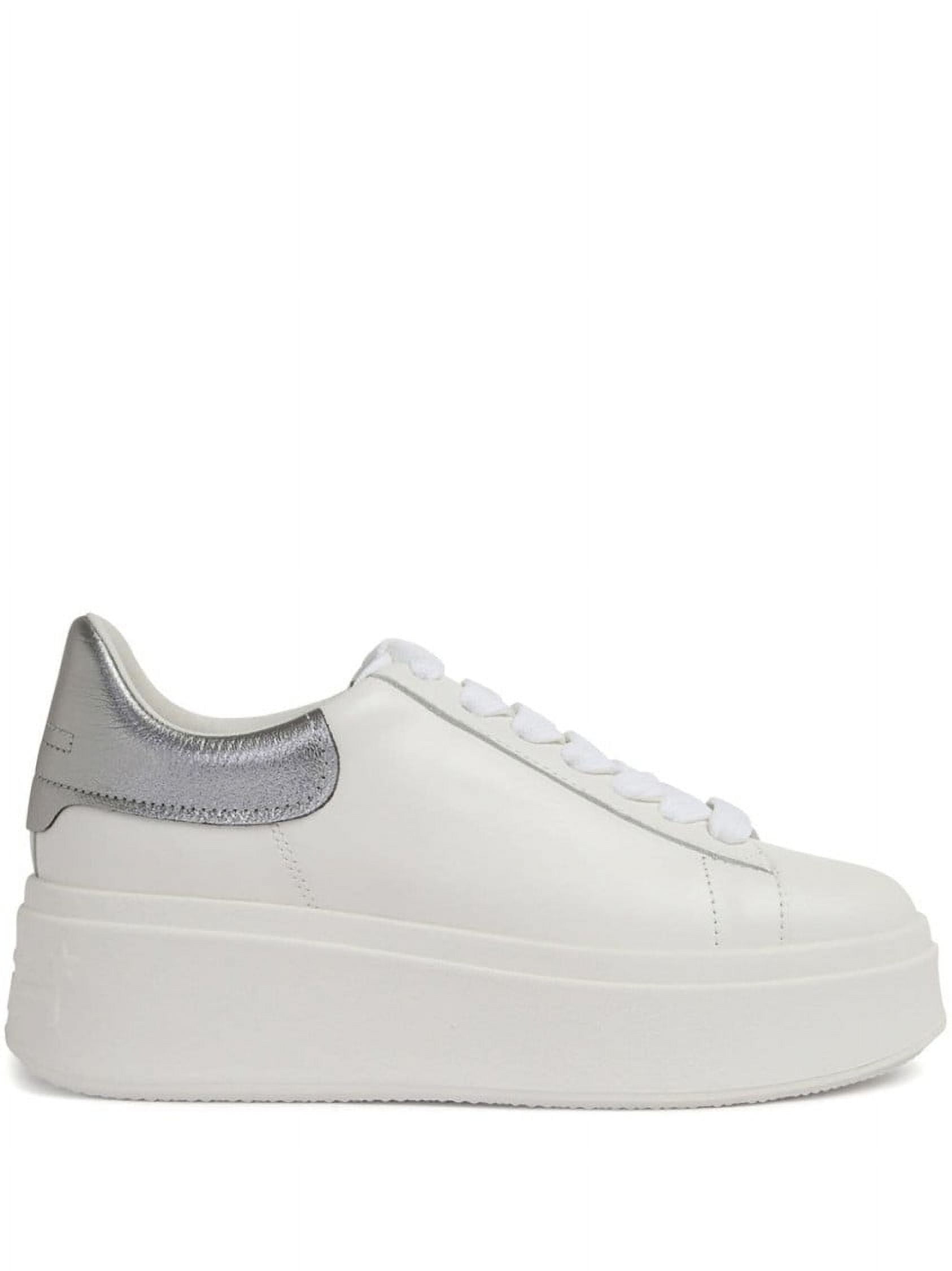 Women's Leather Platform Sneakers - Lightweight & Breathable
