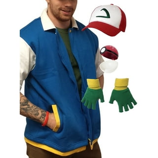 Child Set Boy's Pokemon RED Trainer Costume Cosplay 3 