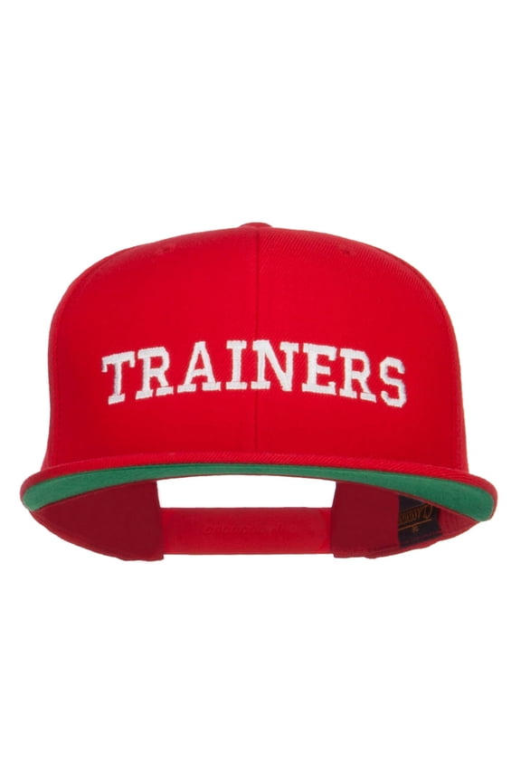 Ash Ketchum Trainers Embroidered Snapback Cap - Red OSFM