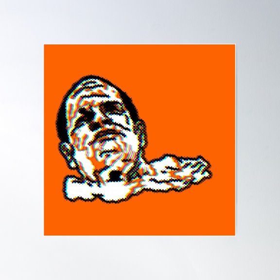 Ash Lost His Head Poster Wall Art, Modern Wall Decor For Living Room Bedroom, 30x30 UNFRAMED