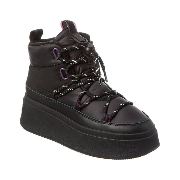Ash Montana Suede Platform Bootie, 36, Black