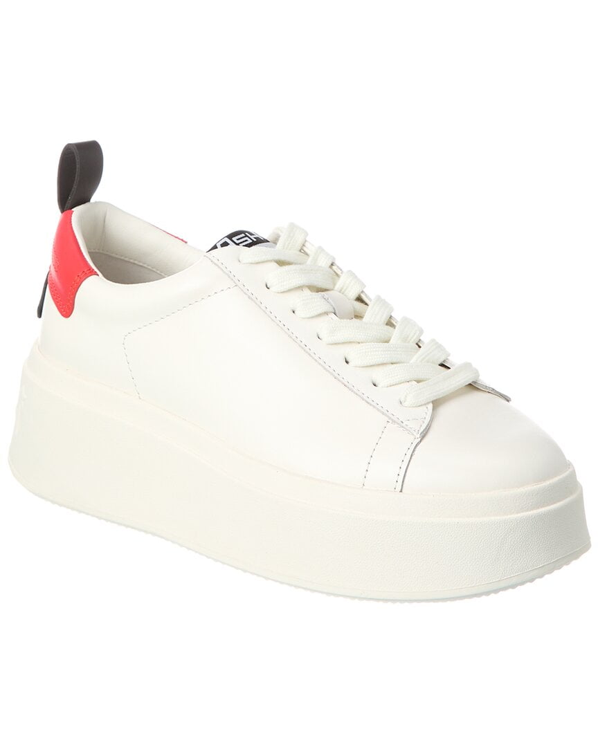 ash.0401  Ash Move S Leather Sneaker, 38, White - Walmart.com