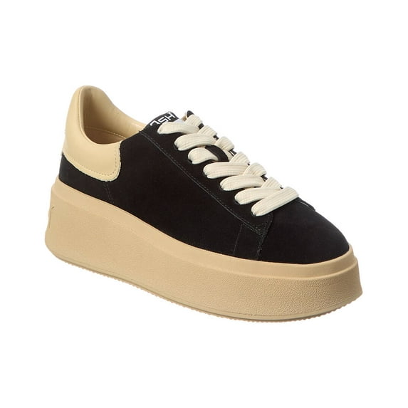 Ash Moxie Suede Platform Sneaker, 40, Black