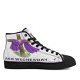 thumbnail image 1 of Ash Wednesday Cross High Top Canvas Shoes Sneakers Black Size 12, 1 of 7
