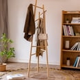 thumbnail image 1 of Ash Wood Coat Rack Solid Wood Rack, 1 of 9