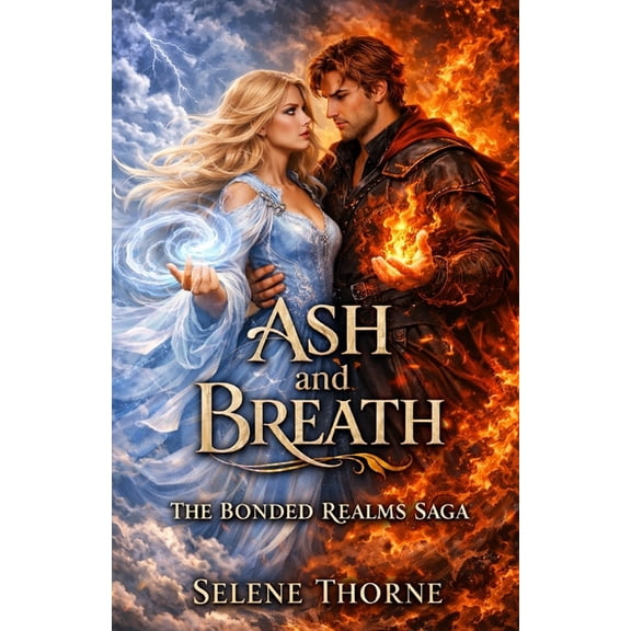 The Bonded Realms Saga Ash and Breath: An Enemies to Lovers Elemental Romance of Air, Fire, and Reluctant Desire, Book 2, (Paperback)