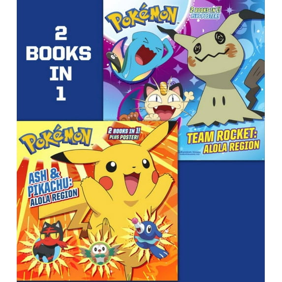 Ash and Pikachu: Alola Region/Team Rocket: Alola Region (Pokémon) (Paperback)