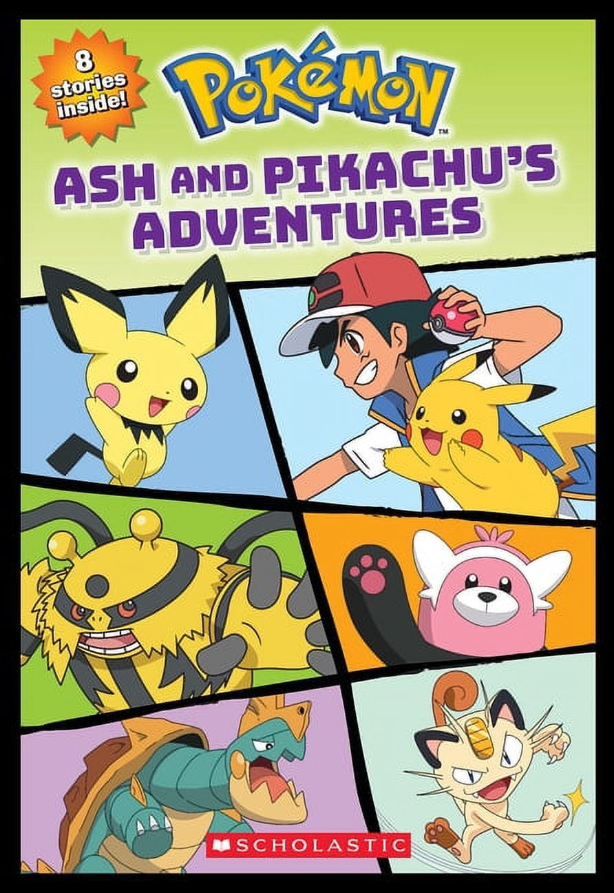 Ash and Pikachu's Adventures, (Paperback)