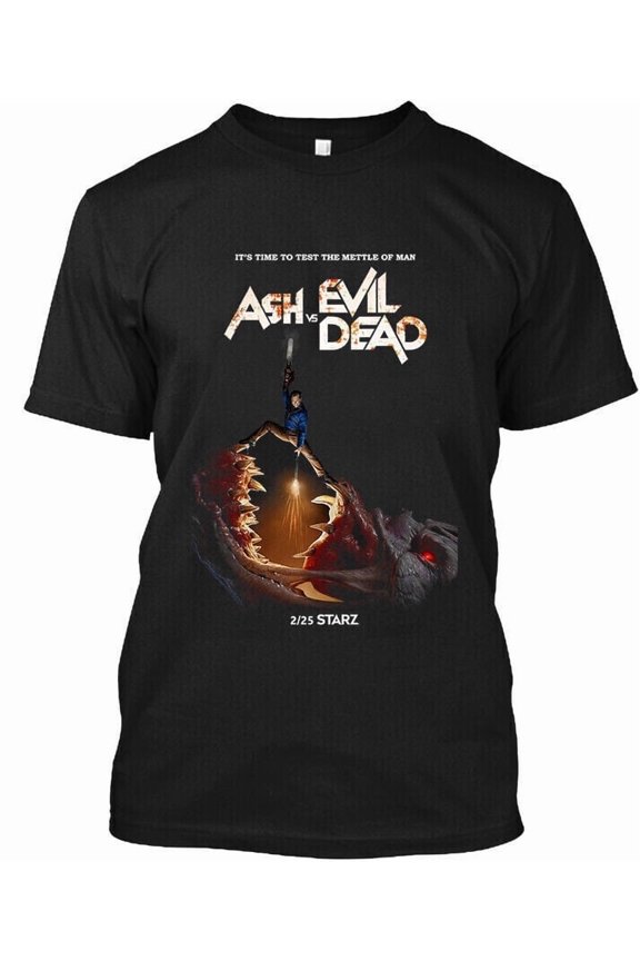 Ash vs Evil Dead American Comedy Horror Tv Show Logo T-Shirt size M-4XL
