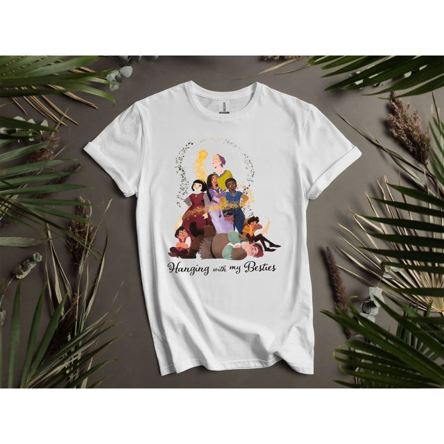 Asha Princess ,Friends Hanging ,With My Besties Custom TShirts for Men