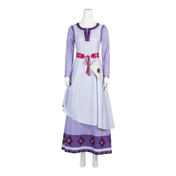 Asha Princess Inspired Dress and Accessories Full Set Elegant Themed Attire