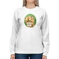 thumbnail image 1 of Ashamed Cat Sweatshirt Women -Kayomi Harai Designs, Female Small, 1 of 4