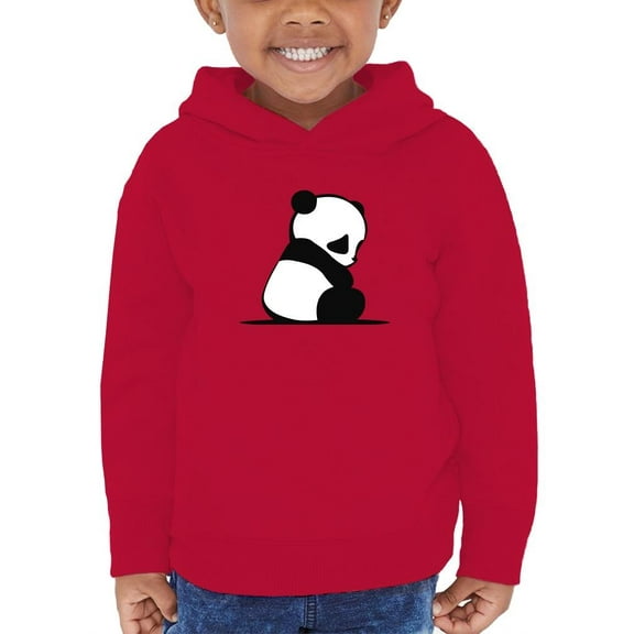 Ashamed Panda Hoodie Toddler - Toddler Hoodie, Red