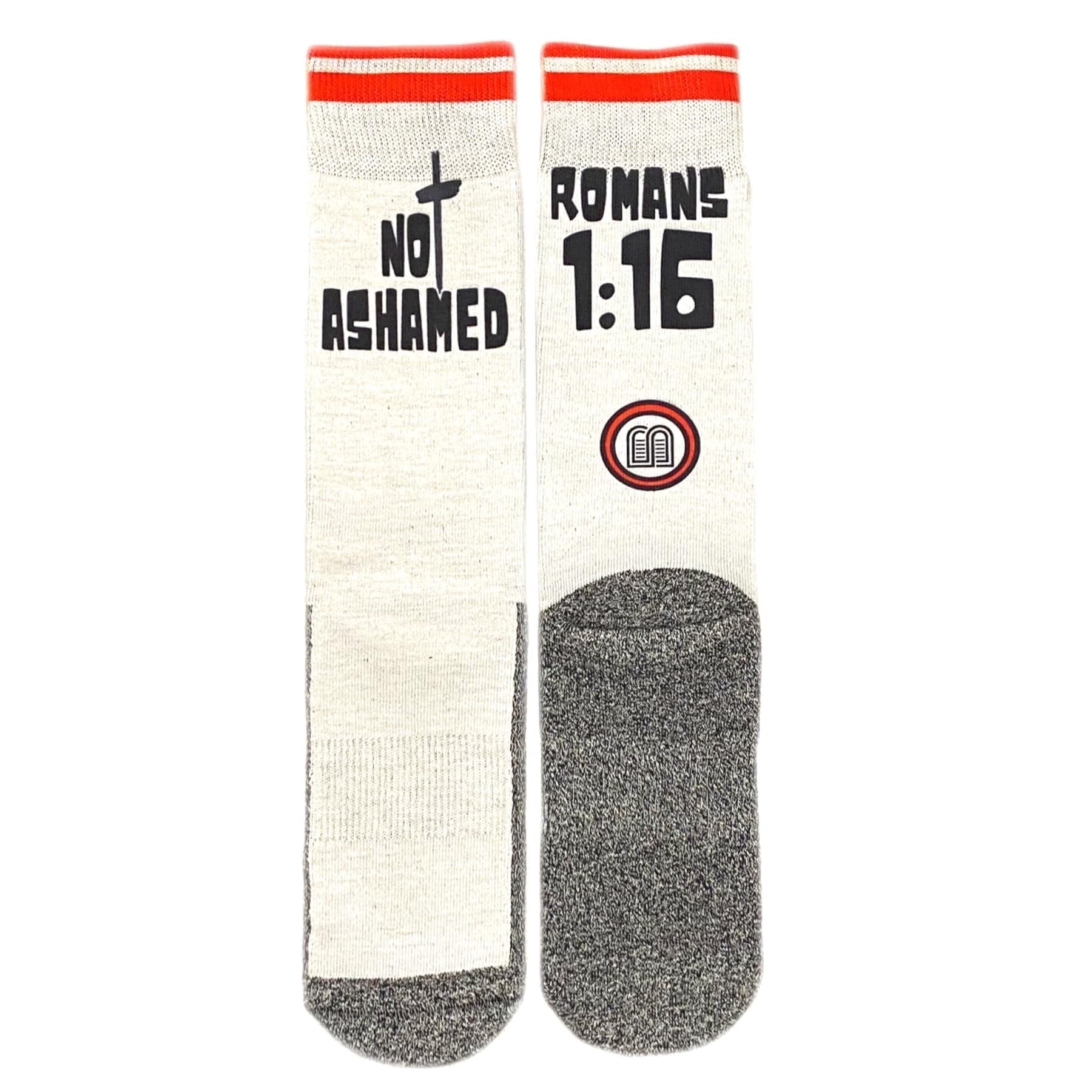 Scripture Socks Not Ashamed - Romans 1:16 Bible Verse Socks for Women, Christian Gifts ...