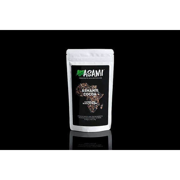 Ashanti Cocoa - Premium African Black Loose Leaf Tea | 100% Natural Gourmet Black Tea | High Caffeine Tea | 100g Loose Leaf Tea | Energy Boosting Breakfast