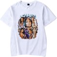 thumbnail image 1 of Ashanti Merch T-Shirt Summer Trend Round Neck Short Sleeves Men And Women Casual Street Wear, 1 of 2