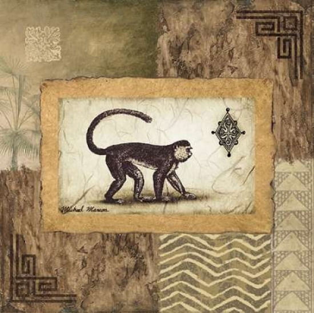 Ashanti Motifs II Canvas Art - Michael Marcon (24 x 24)