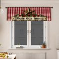 thumbnail image 1 of AshasdS Farmhouse Bless Our Home Window Valance Rustic Country Curtain Valance Decorative Kitchen Home Decor, 1 of 5
