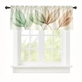 thumbnail image 1 of AshasdS Minimalist Green Leaf Branches Window Valance Botanical Short Curtain Rod Pocket for Bedroom Living Room, 1 of 5