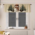 thumbnail image 1 of AshasdS Snowman Winter Window Valance Christmas Curtain Valance Holiday Seasonal Window Decor Home Decoration, 1 of 5