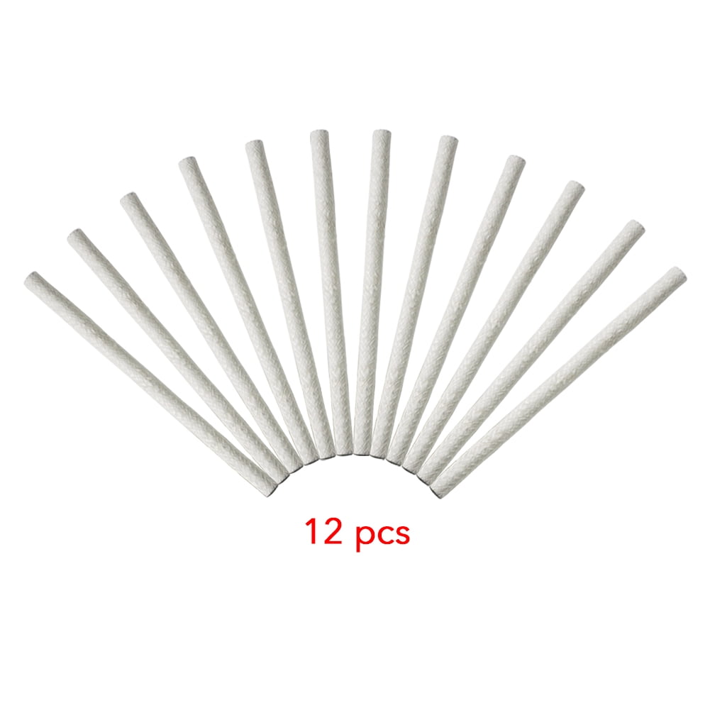 Ashata 12pcs Replacement Fiberglass Tiki Wick for Wine Bottle Tiki Torches,Patio Lighting,Garden Light,Fiberglass