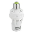 thumbnail image 1 of Ashata E27 LED Lamp Bulb Holder Light Switch Socket Adjustable Infrared Motion Sensor AC110-240V, Infrared Sensor LED Socket, E27 Socket Base, 1 of 8
