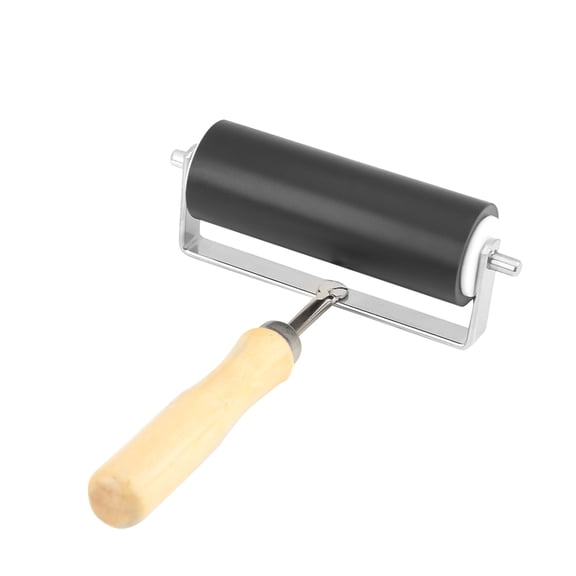 Ashata Heavy Duty Hard Rubber Brayer Roller Print Brush Ink Art Craft Oil Painting Tool , Roller Paint Brush, Brayer Roller