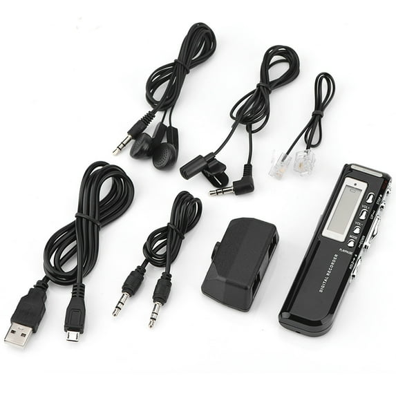Ashata Multi-language 8GB Memory Digital Voice Recorder Auto Recording Mini Audio Recorder, Digital Audio Recording Devices,Voice Recorder