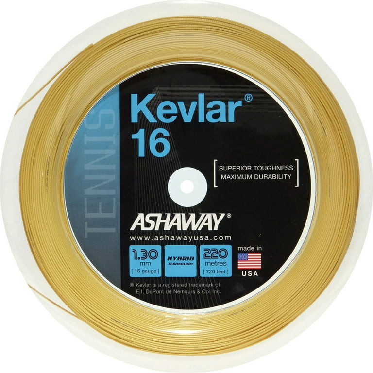 Ashaway Kevlar 1.30/16G 720 Foot String Reel ( Gold ) 