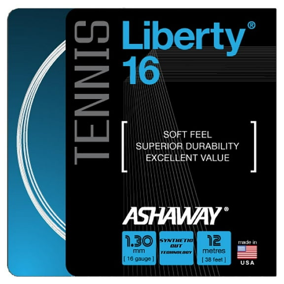 Ashaway Liberty 16G Tennis String (   White  )