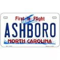 thumbnail image 1 of Ashboro North Carolina Novelty License Plate 7" x 4" Motorcycle, 1 of 1