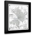 thumbnail image 1 of Ashburn 20x24 Black Modern Framed Museum Art Print Titled - Dallas Texas - Ashburn 1942, 1 of 5